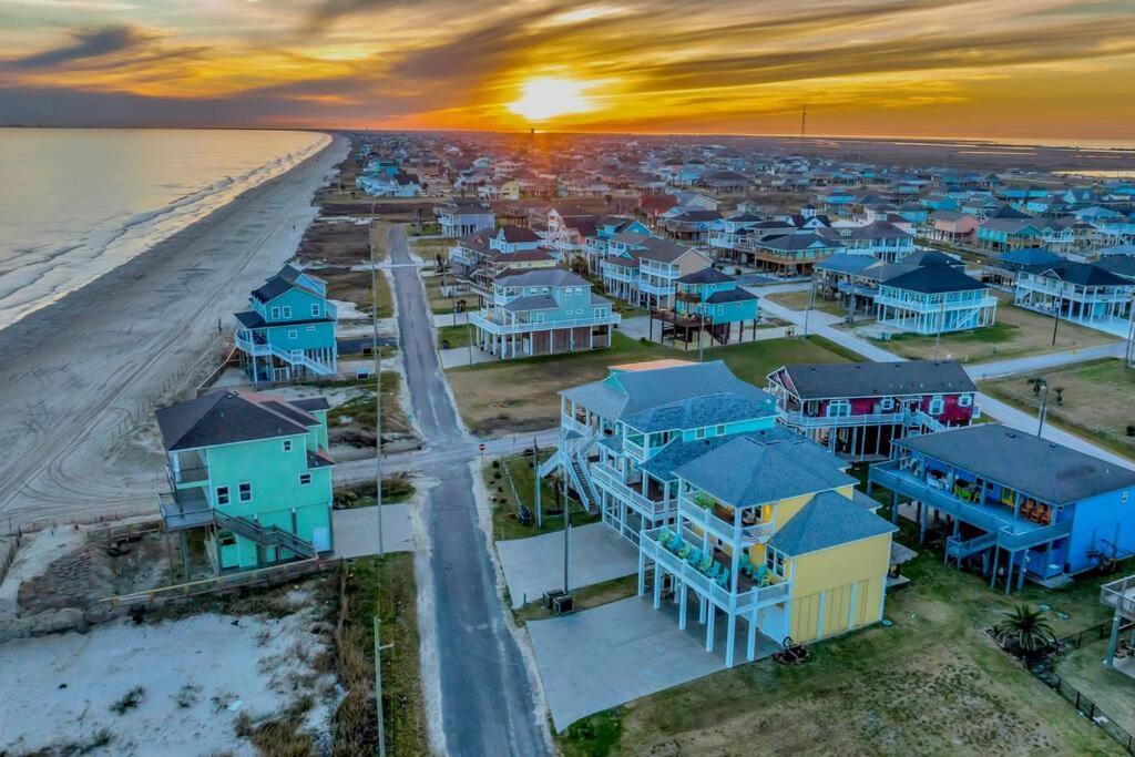 Willa Beachfront*Spectacular View*4 Bd*Sleeps 14 Bolivar Peninsula Zewnętrze zdjęcie