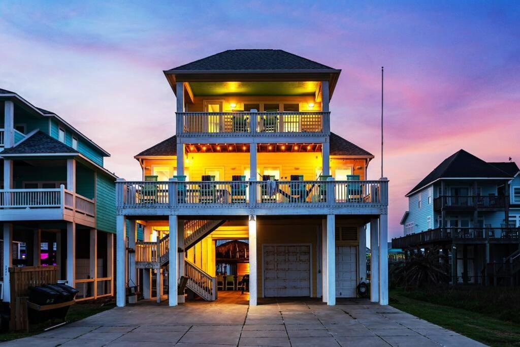 Willa Beachfront*Spectacular View*4 Bd*Sleeps 14 Bolivar Peninsula Zewnętrze zdjęcie