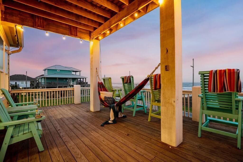 Willa Beachfront*Spectacular View*4 Bd*Sleeps 14 Bolivar Peninsula Zewnętrze zdjęcie