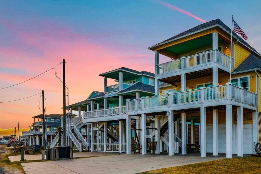 Willa Beachfront*Spectacular View*4 Bd*Sleeps 14 Bolivar Peninsula Zewnętrze zdjęcie